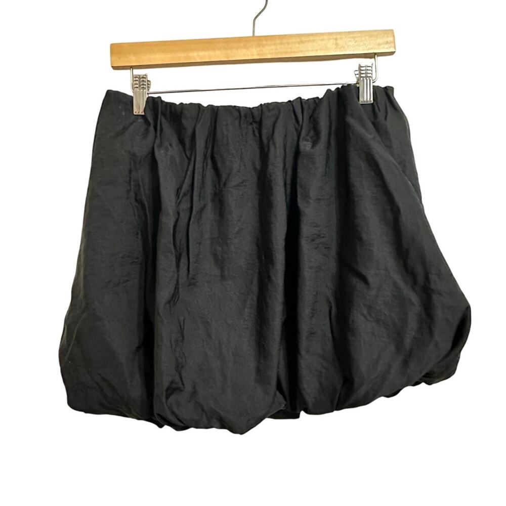 Zara women's‎ black balloon mini skirt size Medium - Picture 2 of 5